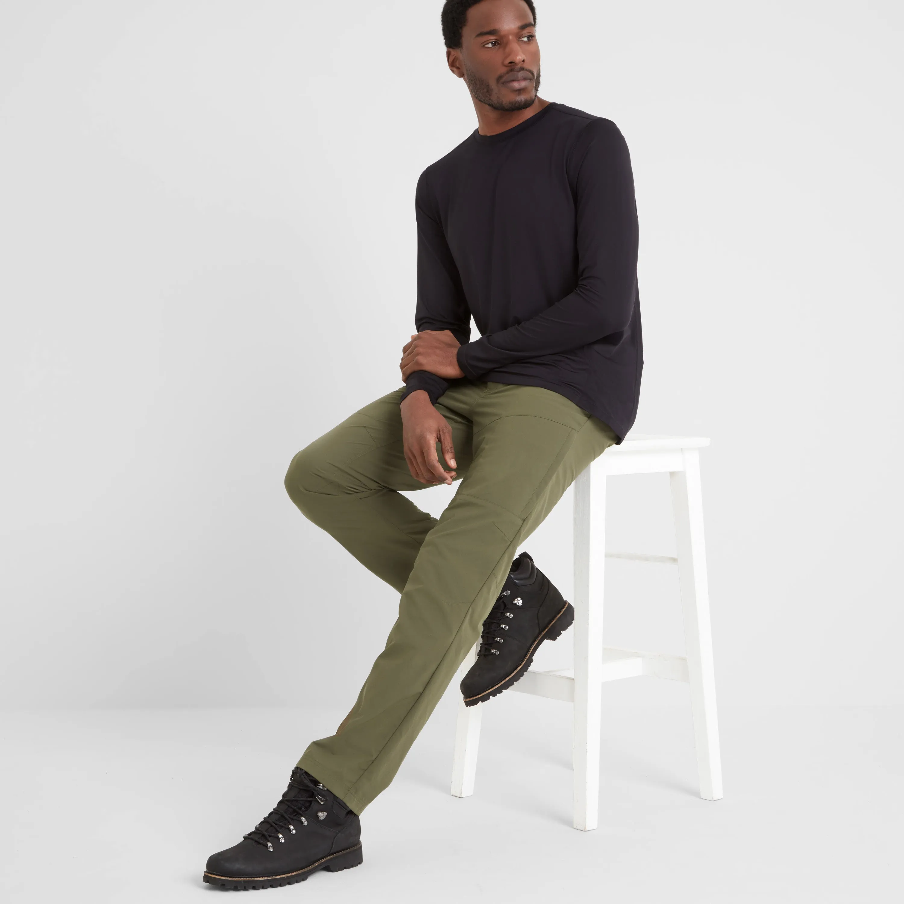 Rowland Mens Trousers Short - Khaki