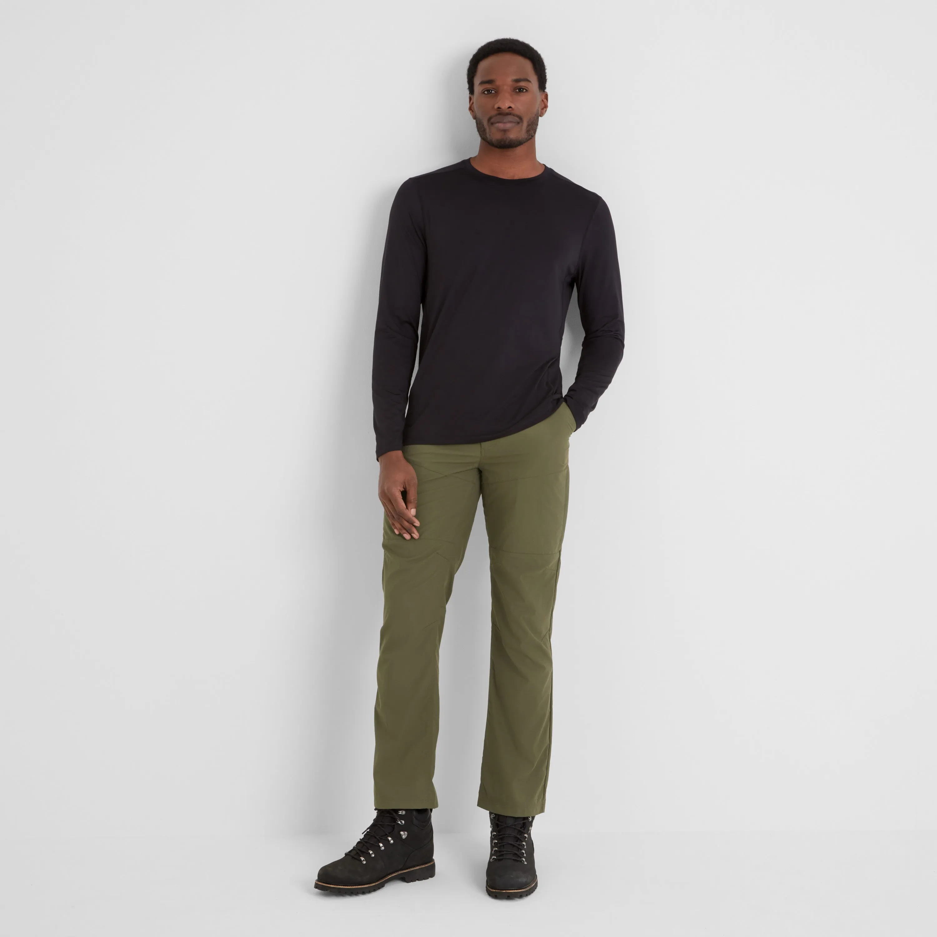 Rowland Mens Trousers Short - Khaki