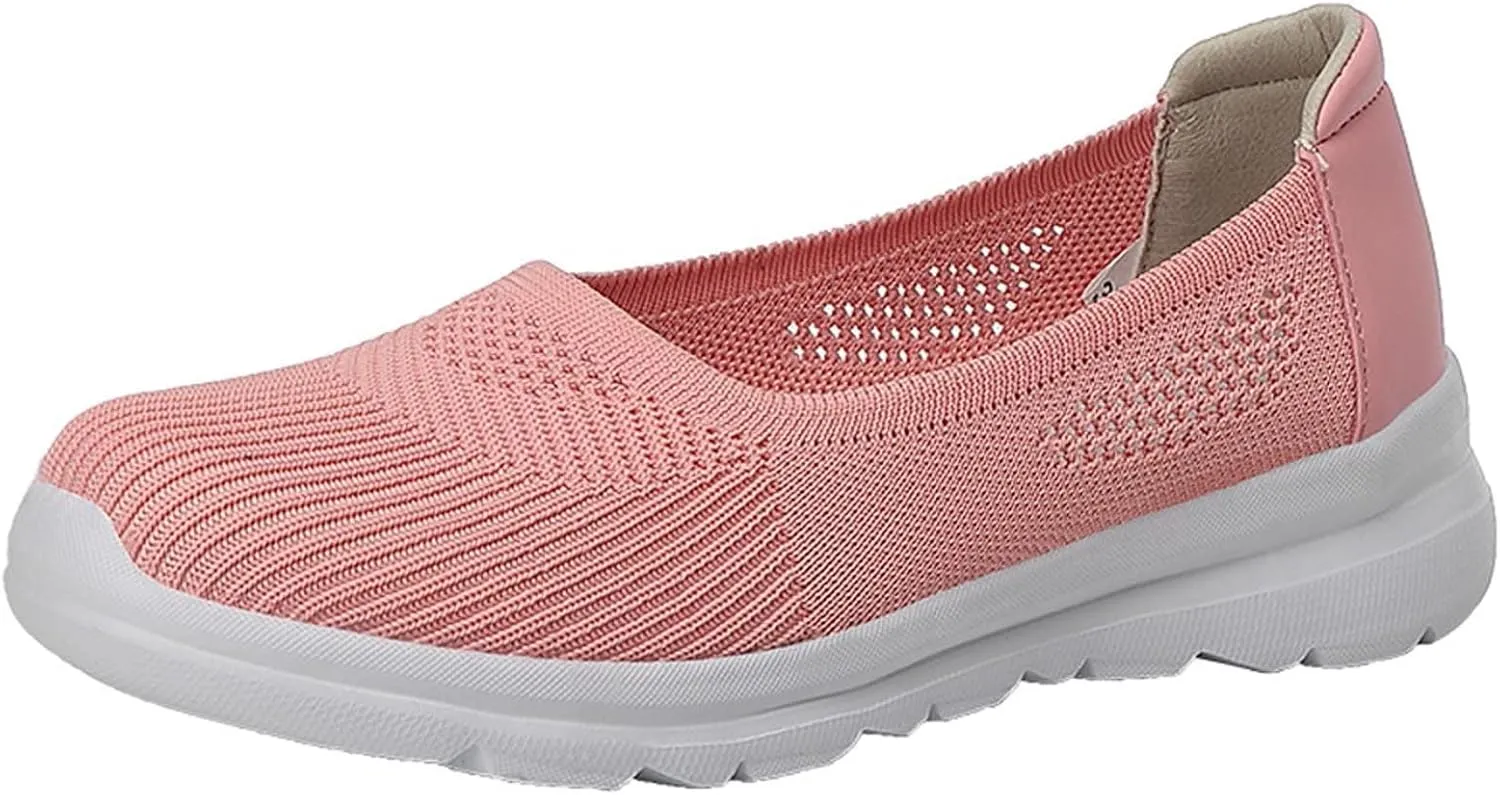 Slipper on Walking Shoes for Women Comfy Lightweight Solid Color Sneakers Workout Sports Gym Shoe Beach Summer Footwear