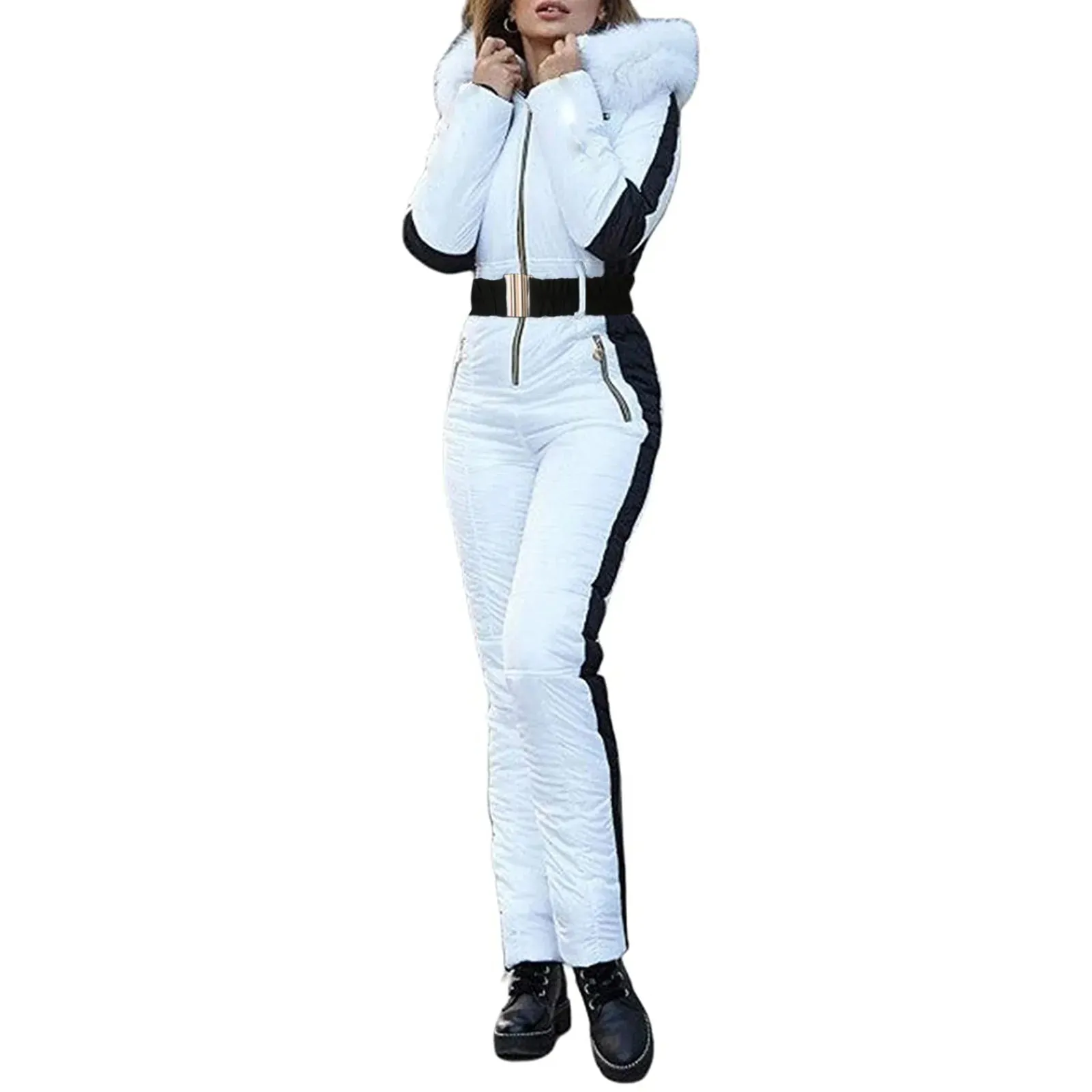Women's Skiing Suites Winter Outdoor Sports Warm Jumpsuit Waterproof